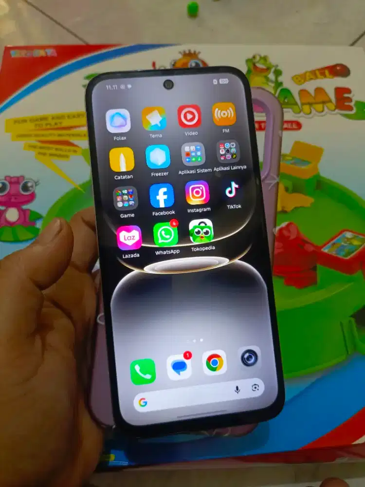 Infinix smart 20
Ram 4+4/64
Kelengkapan hp cas
Nominus mulus