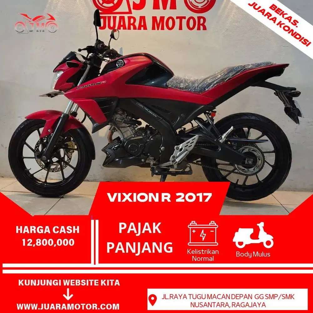VIXION R 2017 SURAT LENGKAP PAJAK AKTIF TINGGAL PAKAI