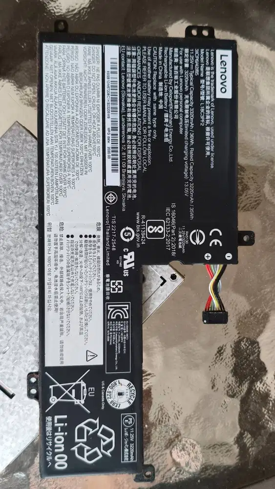 Dijual Baterai laptop copotan pribadi lenovo L340 masih tahan lama