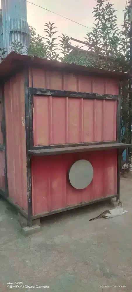 di jual booth kontener bekas