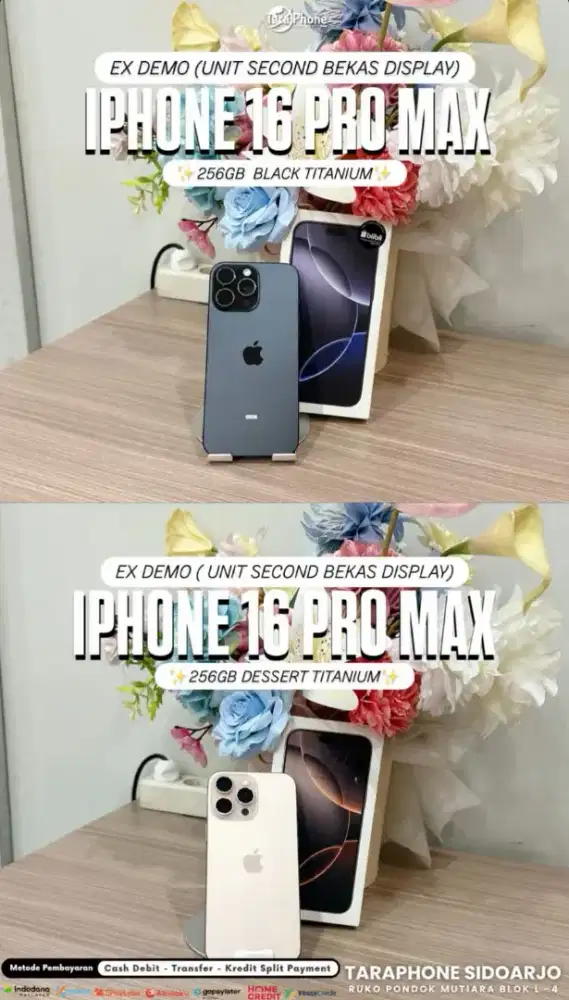 promoo kredit iphone 16 pro max free 2X angsuran