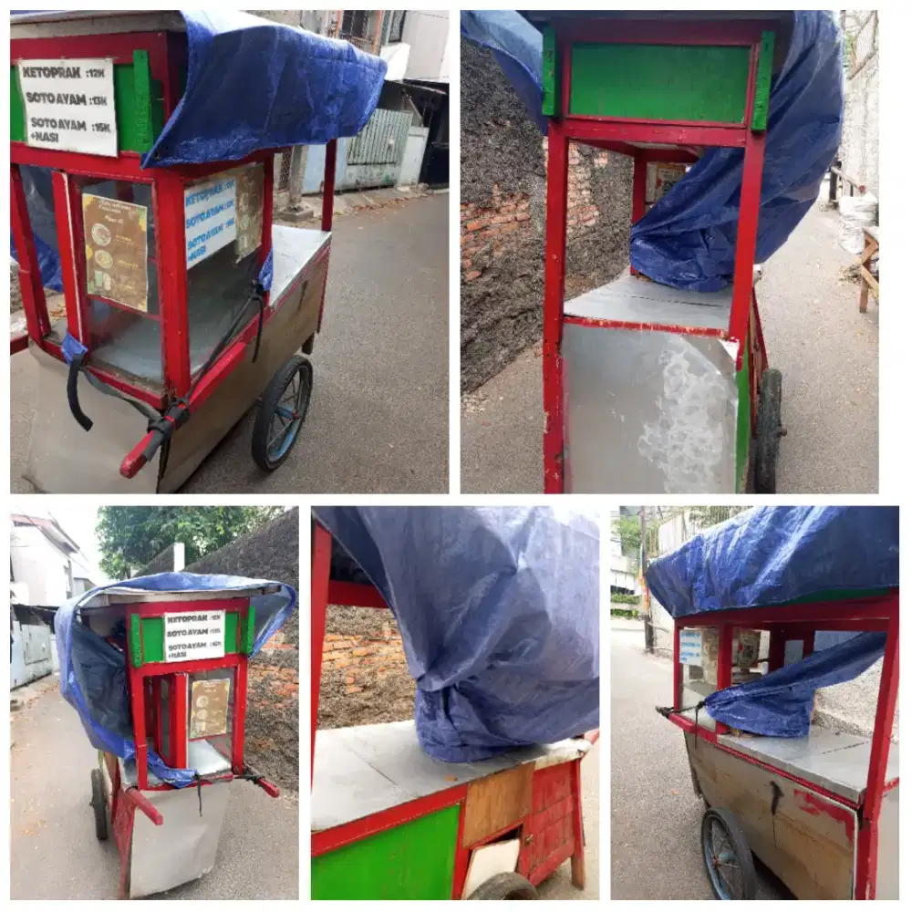 jual gerobak bekas