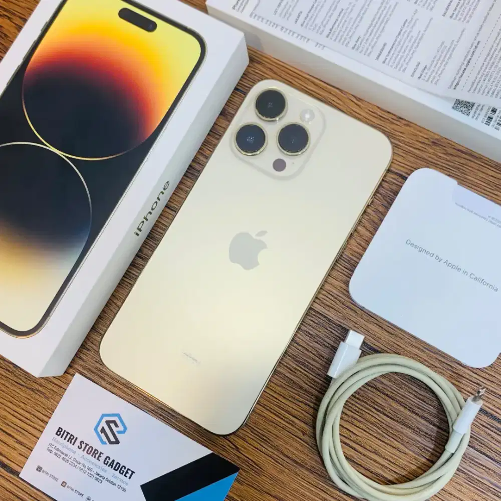 IPHONE 14 PRO MAX 128GB IBOX GOLD
