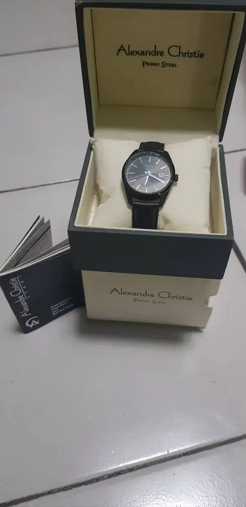 jual jam tangan alexandre christie primo steel