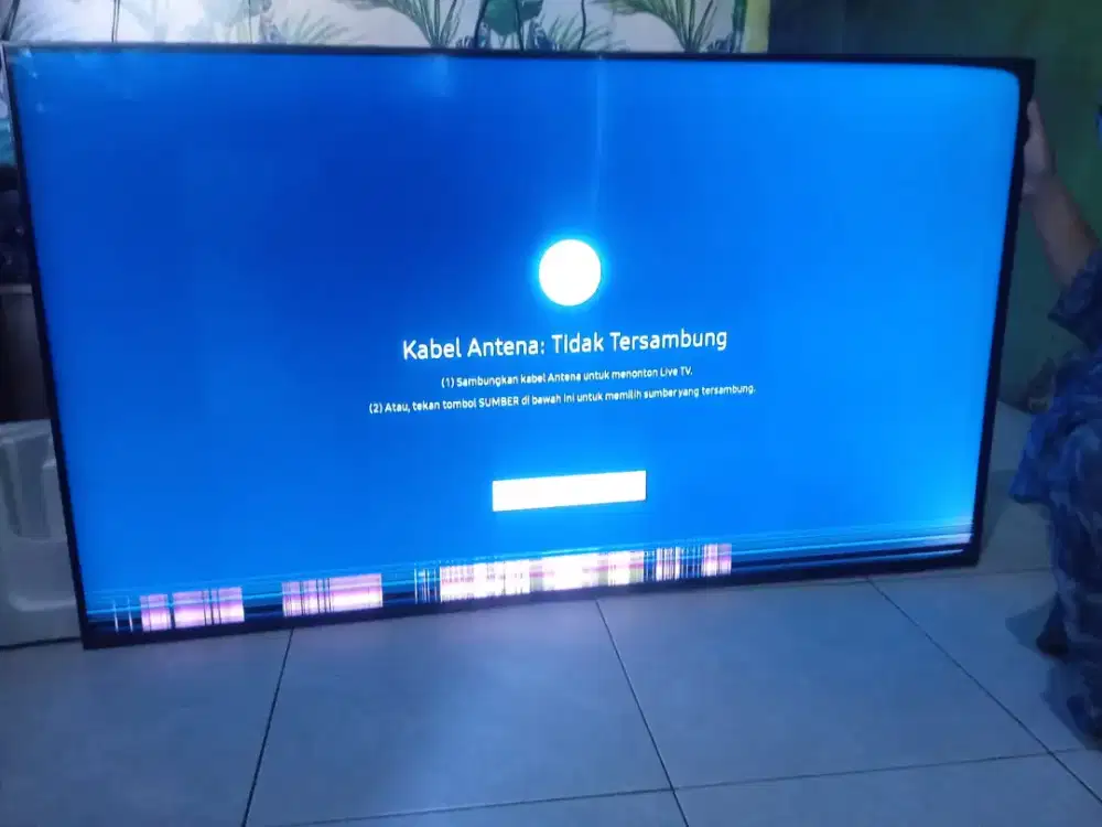 Mulus Toshiba google TV 55in jual kondisi LCD bergaris