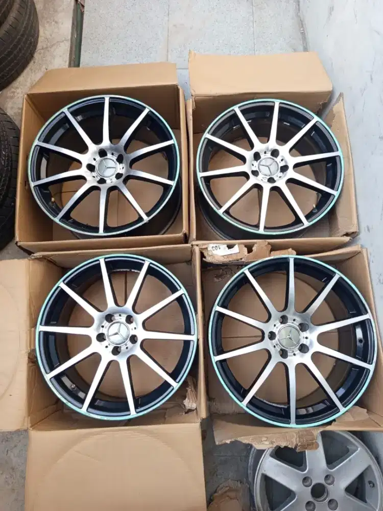 Velg amg multispoke r18 5x112 lbr8,5/9,5 et35