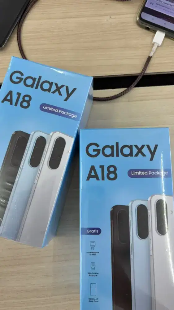 Ready unit terbaru samsung galaxy A18 bisa cash & kredit