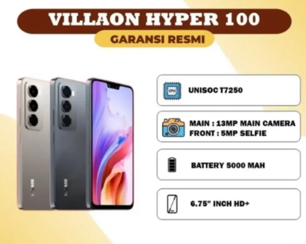 VILLAON HYPER 100 6/128 BARU