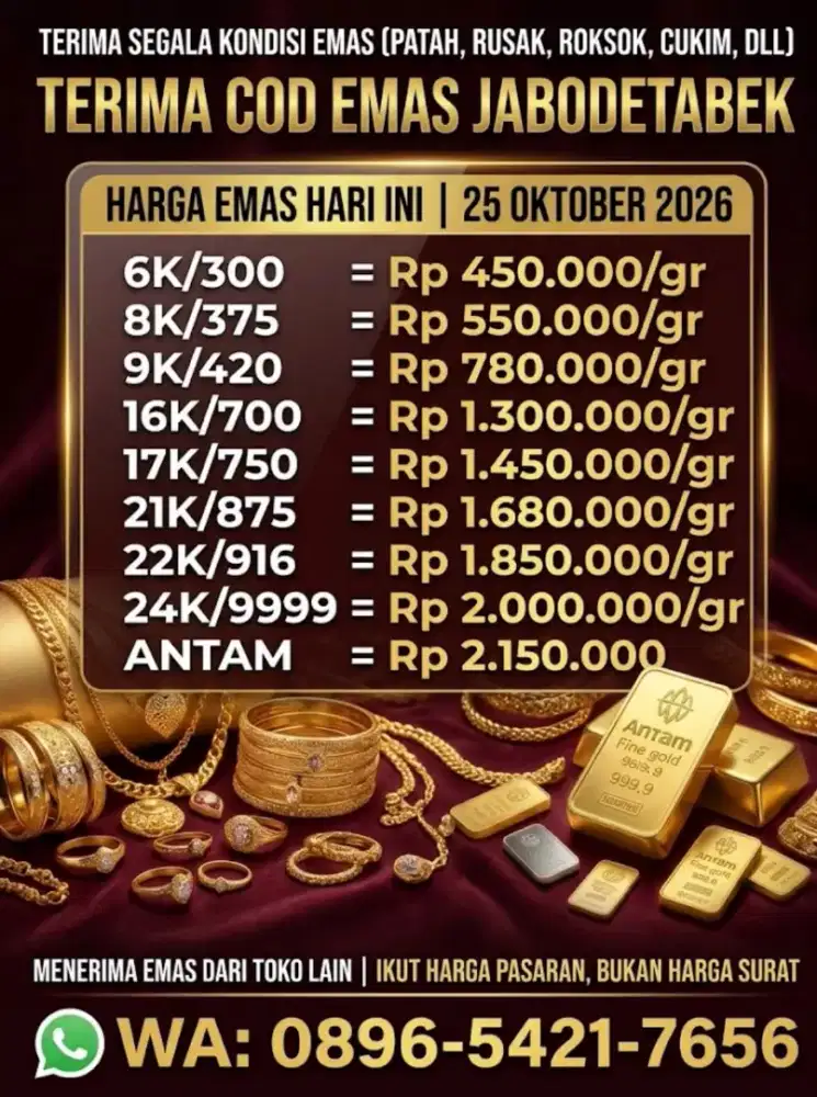 JUAL BELI PERHIASAN EMAS
