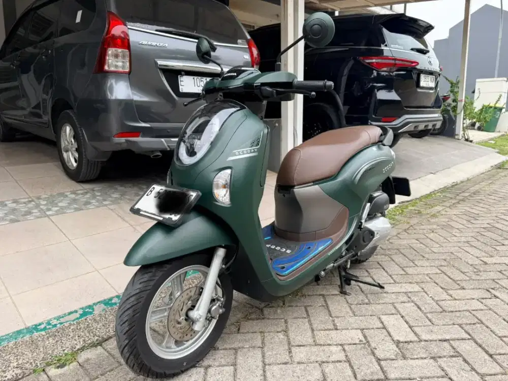 Km 900 Simpanan Honda Scoopy Stylish Keyless 2025 Bln 7 Mulus 99%