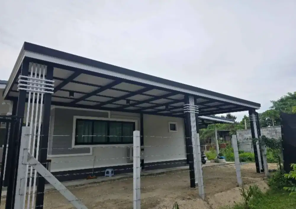 Kanopi atap minimalis