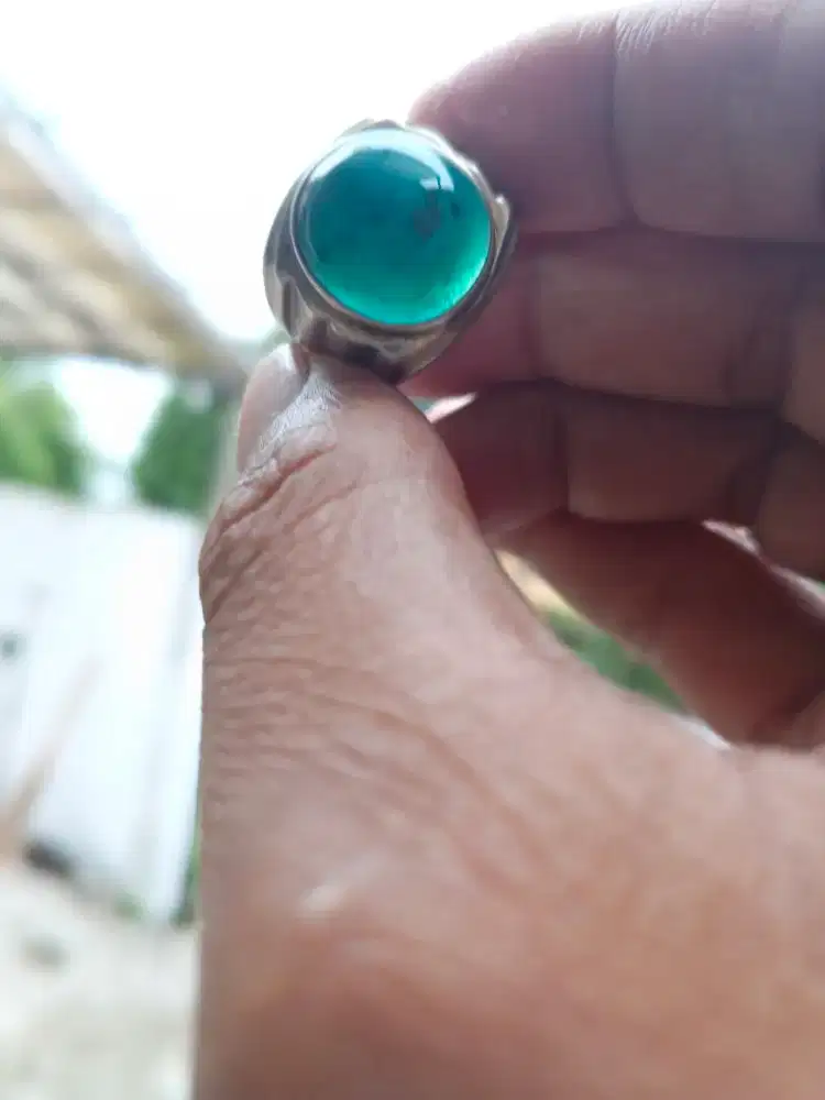 Bacan 17x17x6 Ring perak