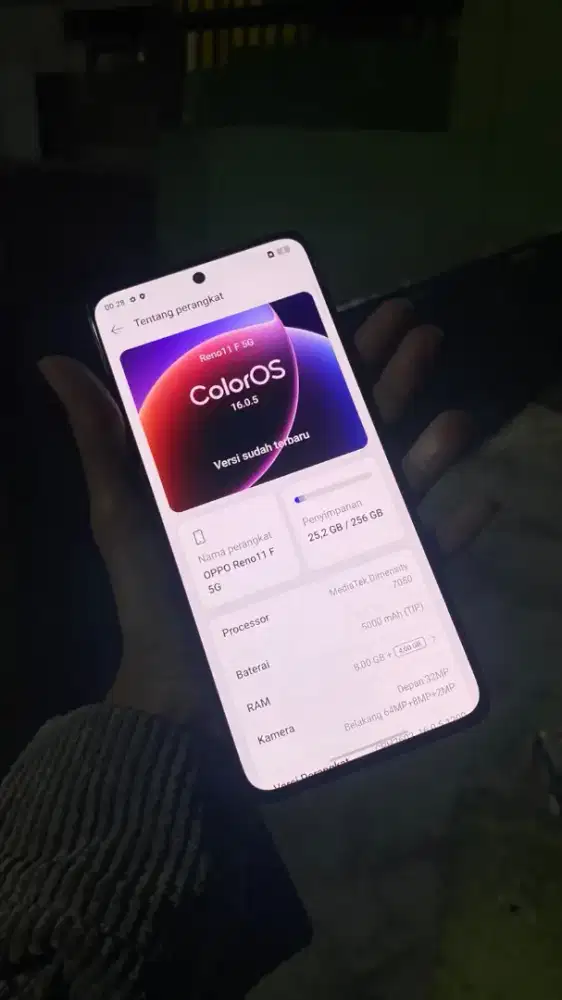 oppo reno 11f 5g 8/256