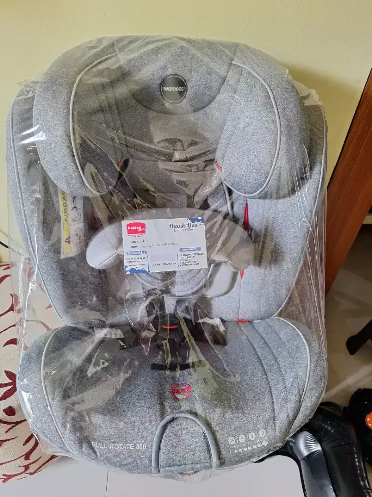 Carseat babydoes full rotate 360 derajat