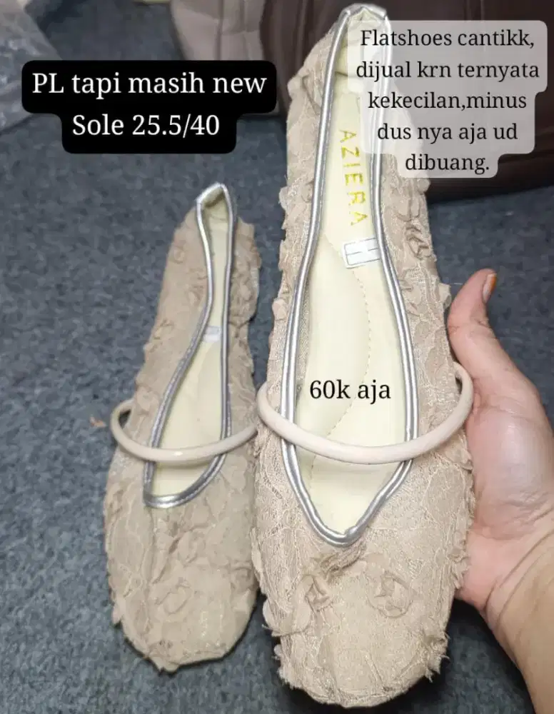 Preloved flatshoes cantik
