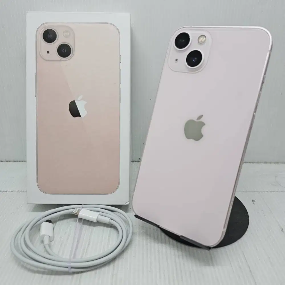 IPHONE 13 128GB PINK NO MINUS SUPER MULUS FULLSET NO MINUS