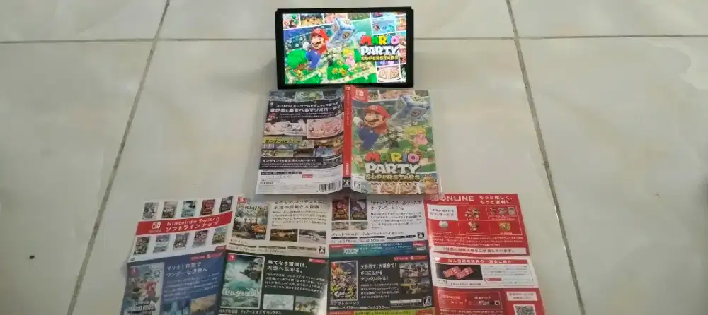 Kaset Nintendo Switch Mario Party Superstars 99% Mulus