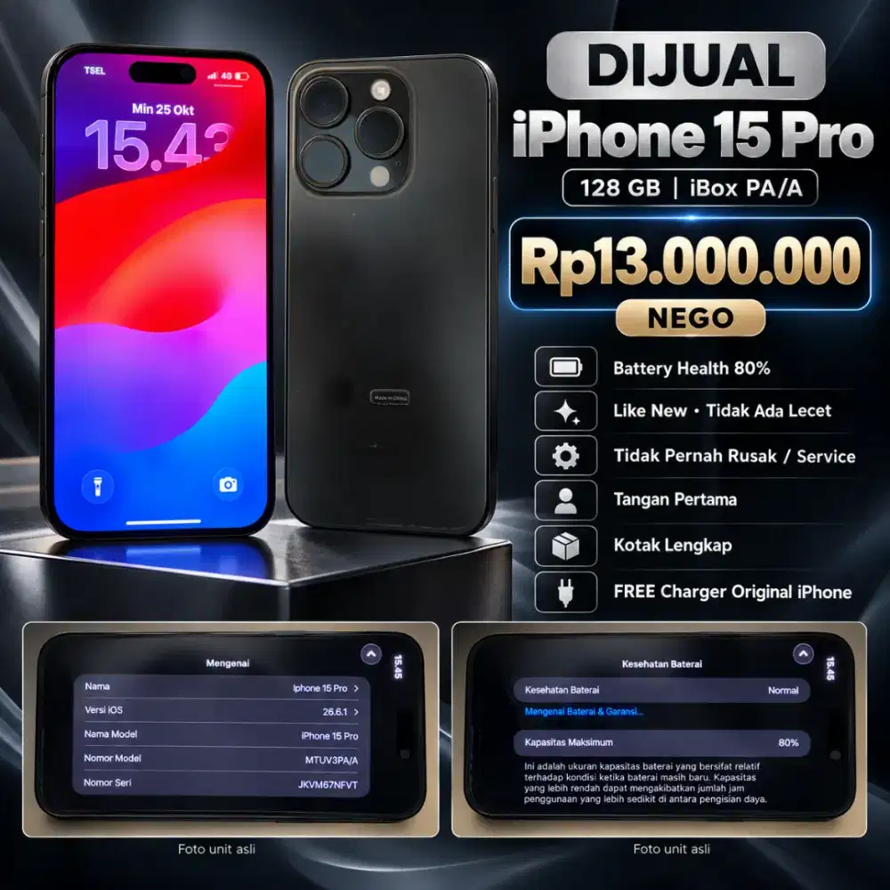 Dijual Iphone 15 Pro