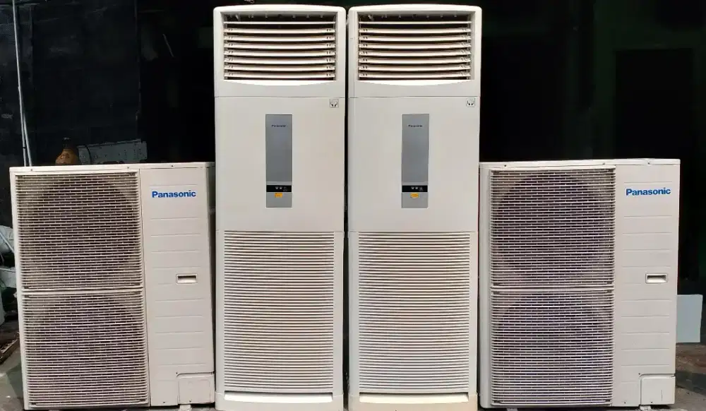 AC Standing Floor Panasonic 5 PK R 410 + Free pasang