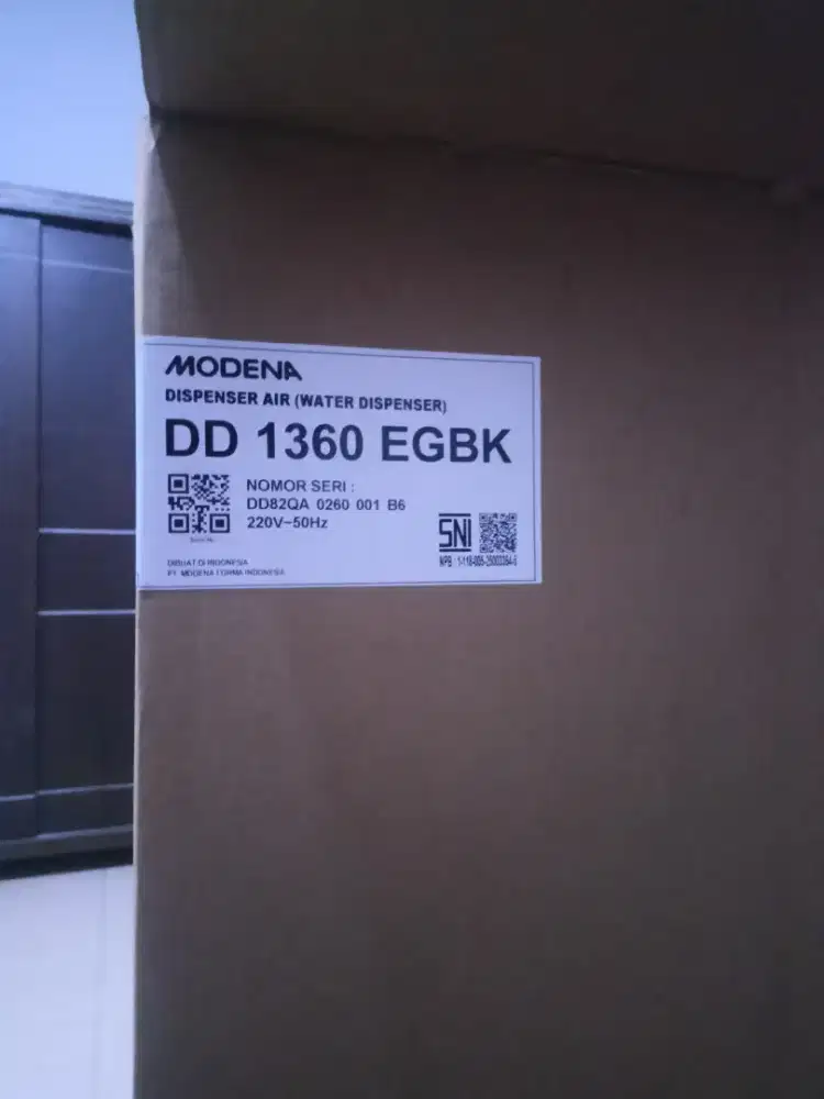 Dispenser merk modena, baru masih di segel baru dpt undian hadiah