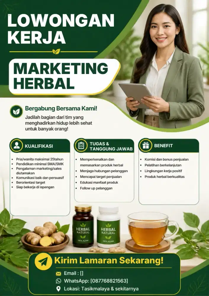 lowongan kerja marketing herbal CV BINTANG SINERGI PRIMA