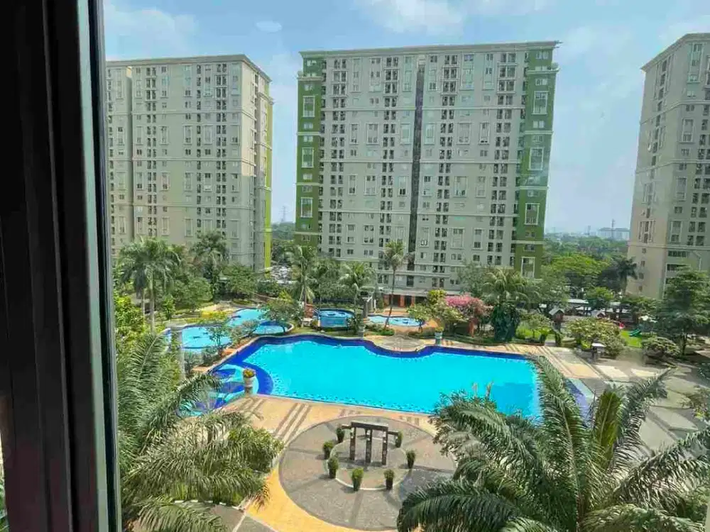 sewa apartemen green sewa per 3bln palace hook 2br view kolam renang