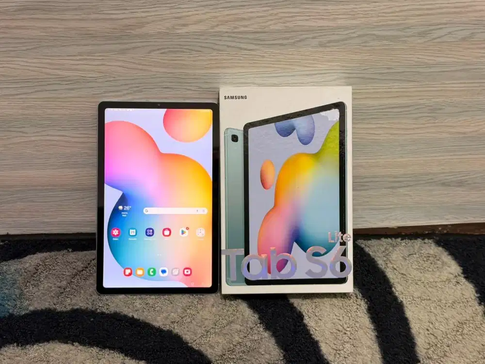 Samsung tab s6 lite 4/128gb mulus 1000% seperti baru fullset