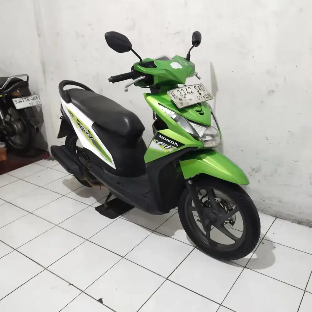 Honda Beat Fi 2013 Mesin Cakep Bagus Lengkap