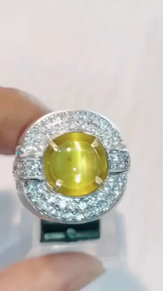 Alexandrite Chrysoberyl Cats Eye 4.1 Crt