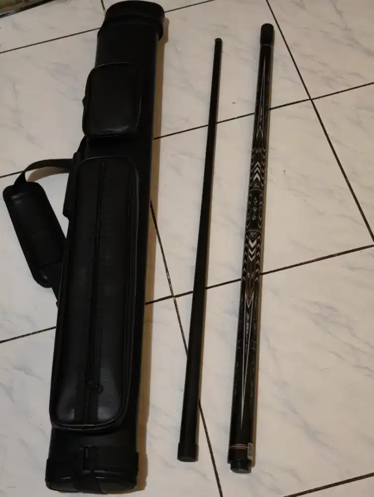 Dijual stik bilyard Fury Tempest + tas 2x2