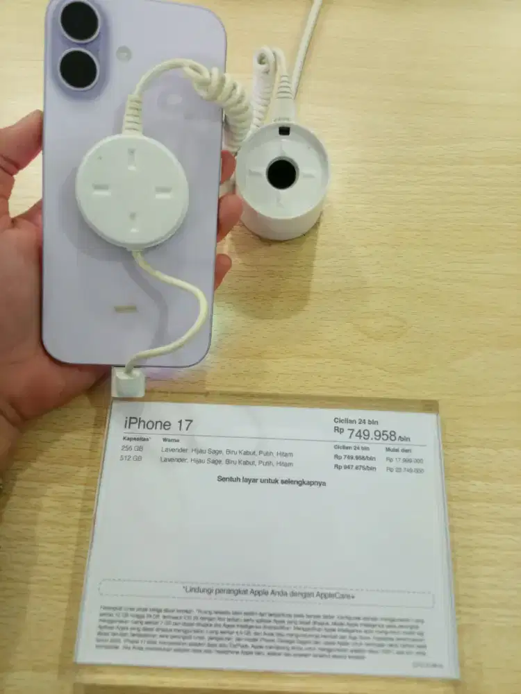 CICILAN TANPA KARTU KREDIT IPHONE 17 BASIC 256GB
