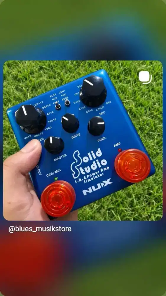 Efek gitar nux solid studio