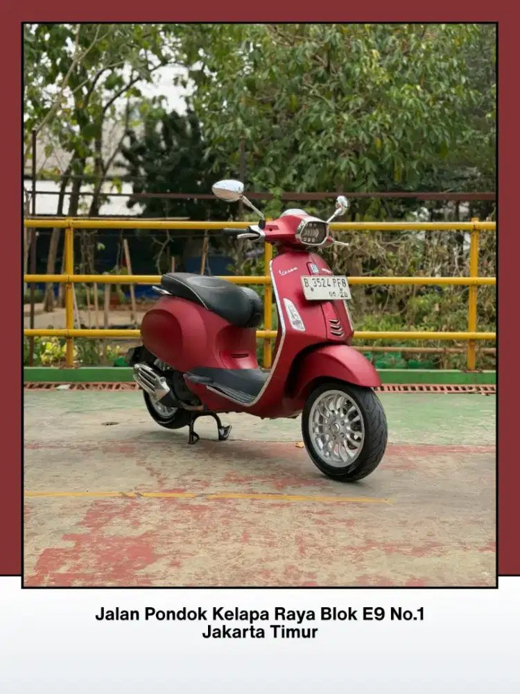 DIJAL PIAGGIO VESPA SPRINT 150 IGET TH 2018 PERFECT CONDITION