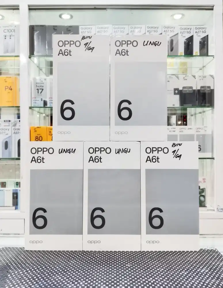 BARU..OPPO A6t RAM 4+4/64 SEGEL/GARANSI RESMI.