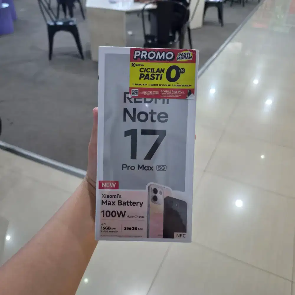 XIAOMI NOTE 17 PRO MAX READY BATERAI JUMBO BISA TAHAN 3 HARIAN