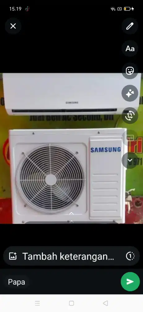 Jual ac samsung  R410 .1 pk lowwat 700 watt ori semua