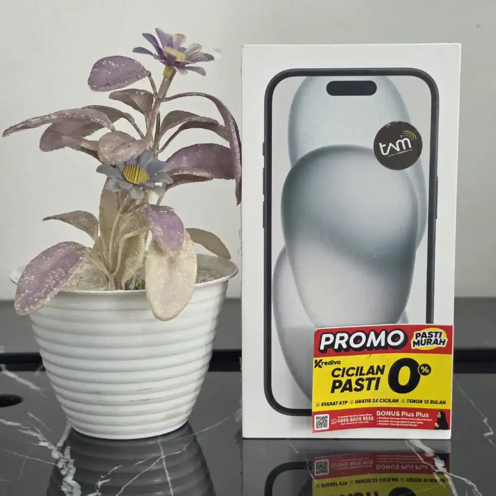 IPHONE 15 128 KONDISI SEGEL BERGARANSI RESMI IBOX