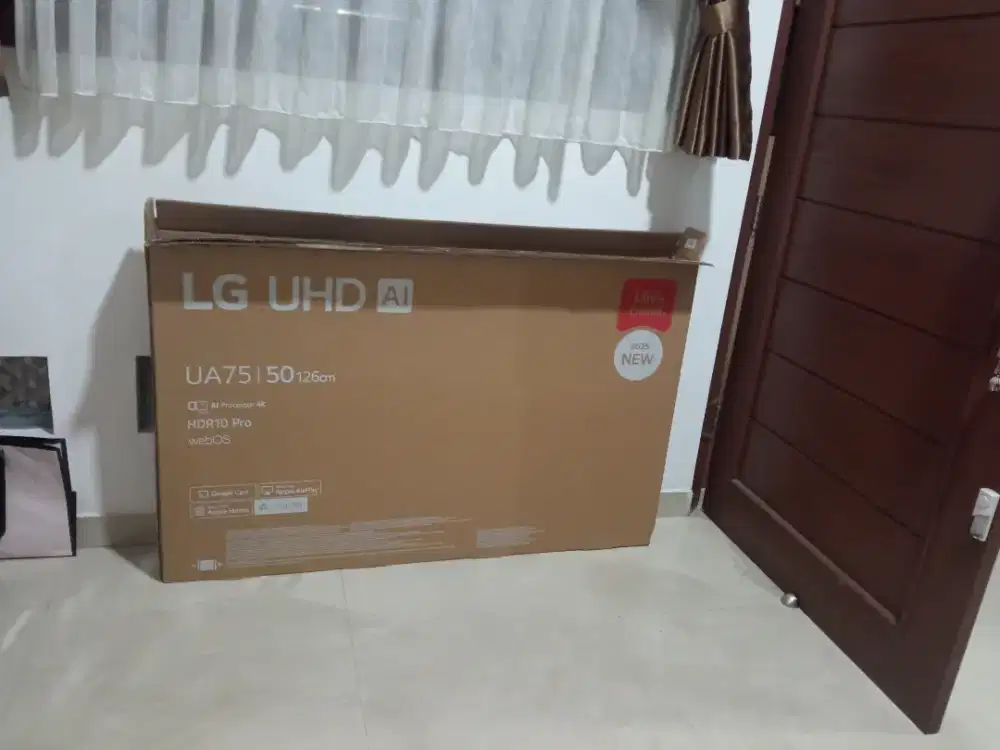 Dijual LG Smart TV 50 Inch 4K UA75 (2025) - 50UA7500*