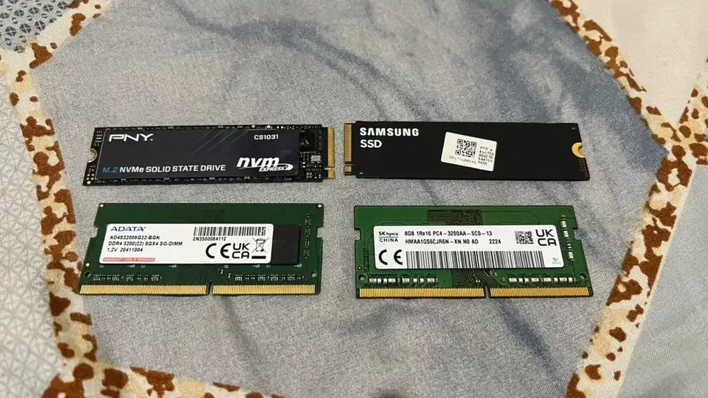 ⁠SSD M.2 NVMe 512GB x2 & RAM DDR4 8GB x2 Copotan Nitro 5 (Borong/Ecer)