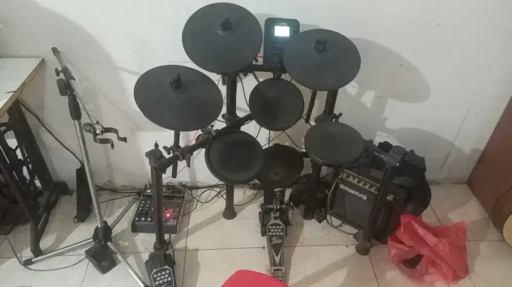 di jual drum Fame (dd 3500) + ampli dan mixer