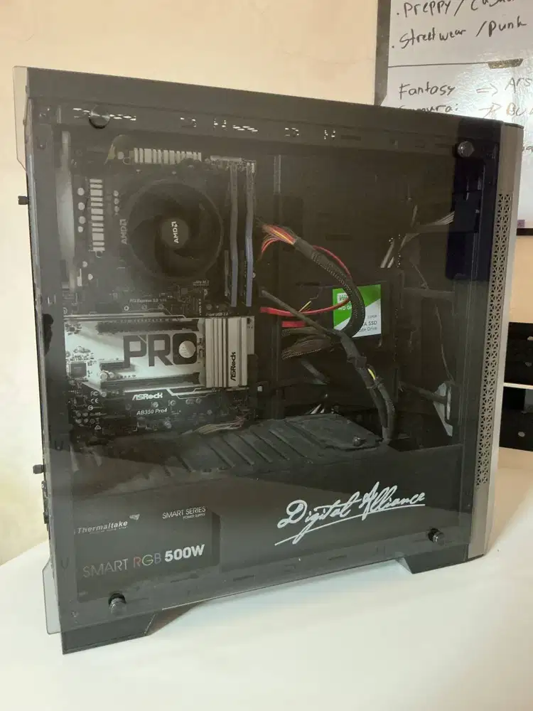 PC Ryzen 5 2400G RAM 16GB RGB - Ex Pemakaian Pribadi