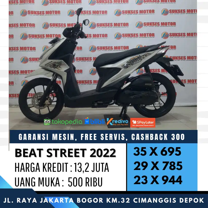 BEAT STREET ESP 2022 TERMURAH DP KREDIT MULAI 500 CICILAN 600 RIBUAN
