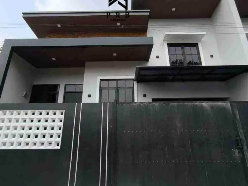 Di jual rumah minimalis mewah kokoh permanen 1 setengah lantai Lokasi Ciledug peninggilan