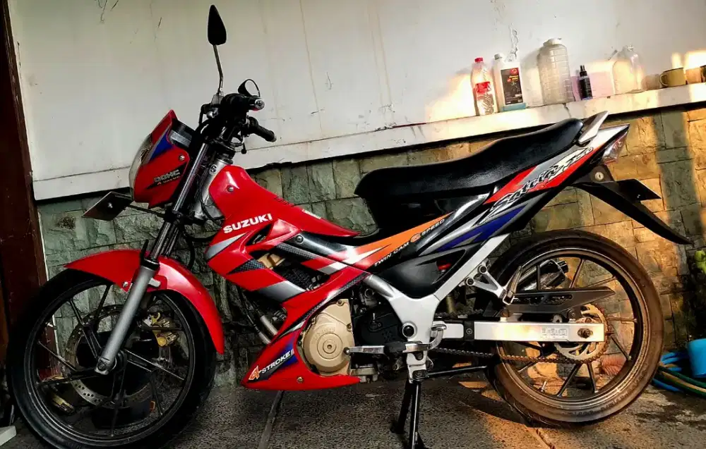 Suzuki satria fu150 2005 cbu thailand merah hitam