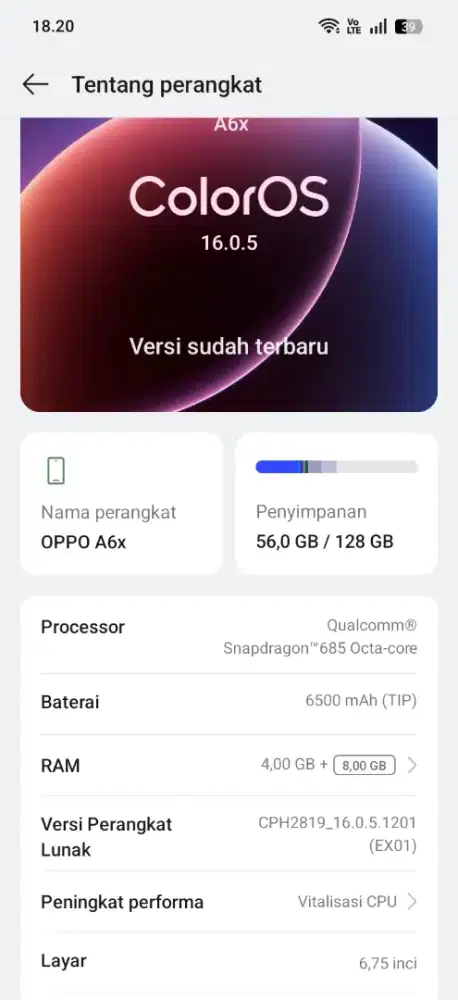 Masih Baru Jual Bu Oppo Hp