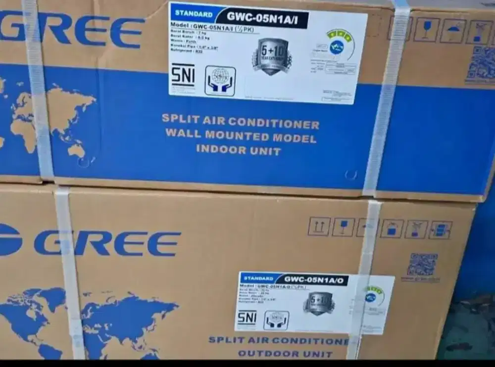 Ac gree 1/2 pk baru semua