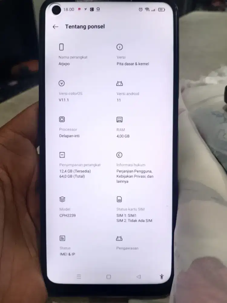 {Baca Deskripsi} OPPO A54 RAM 4/64GB