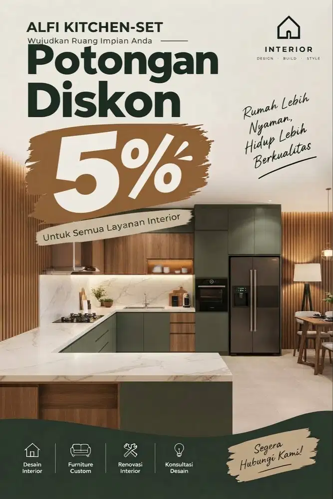 Jasa pembuatan kitchen set