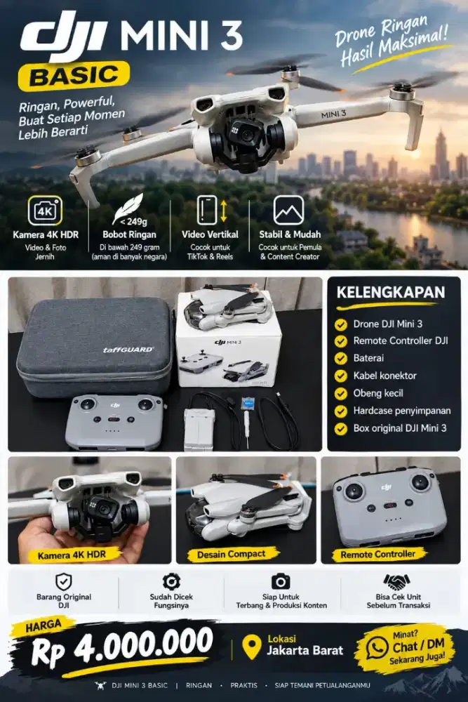 SALE DRONE DJI MINI 3 !