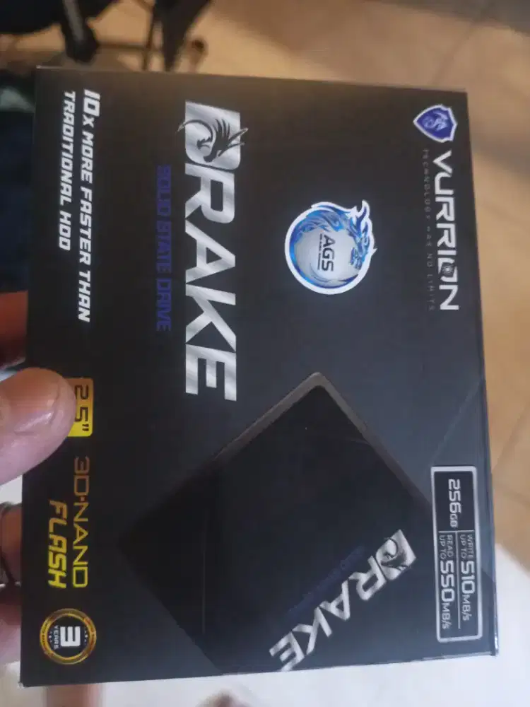 Ssd sata vurron break 256 gb pemakaian 3 hari sentinel 100%